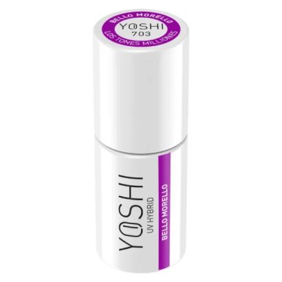 UV Hybrid Bello Morello 6 ml – 703 – Vernis hybride violet mûre