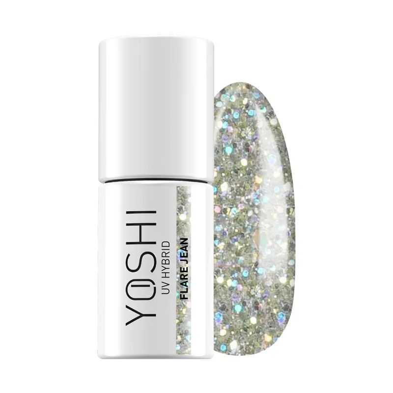 UV Hybrid Flare Jean 6 ml – 511 – Vernis hybride paillettes argentées