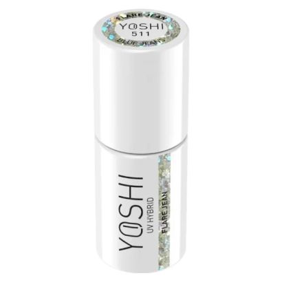 UV Hybrid Flare Jean 6 ml – 511 – Vernis hybride paillettes argentées