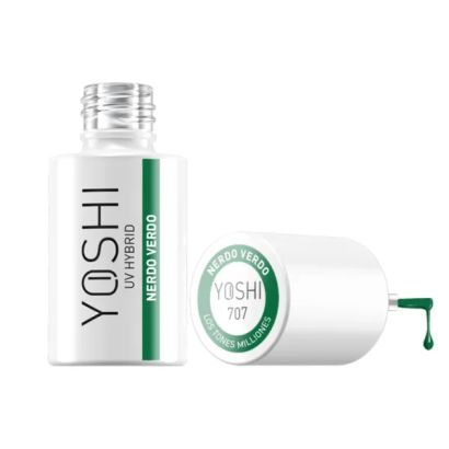 UV Hybrid Nerdo Verdo 6 ml – 707 – Esmalte híbrido verde botella