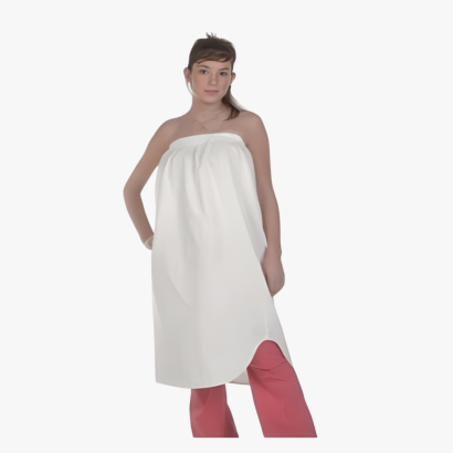 Paréo blanc en tergal