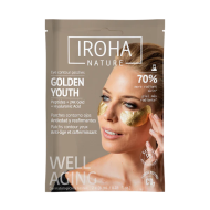 Parches reafirmantes efecto hoja de oro para el contorno de ojos