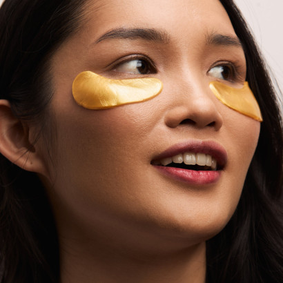 Patchs Gold hydrogel collagène et caféine – pack de 6 paires