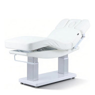 TENSOR+ – Table de spa électrique 4 moteurs, PU blanc, chauffage