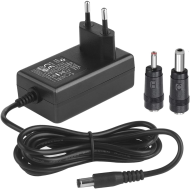 Cargador 24 V 1 A para Plasma Pen - adaptador 3 conectores (5,5 x 2,1 / 5,5 x 2,5 / 3,5 x 1,35 mm)