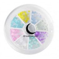 Roue de décoration ongles — Perles (≈ 160 pièces)