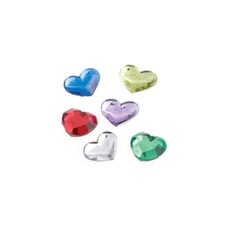 Rueda de decoración Brillantes de Corazón 160 aprox.