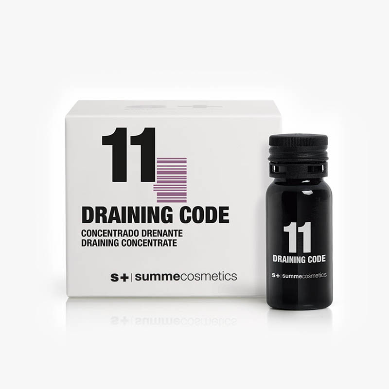 11 Draining code (9 x 10ml) - Traitement drainant