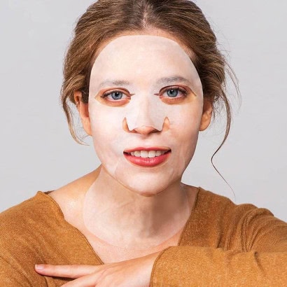 MASQUE COTON IROHA-Anti-âge Collagène + Acide Hyaluronique-Visage et Cou-Peau mature-30ml-MT-IN/12