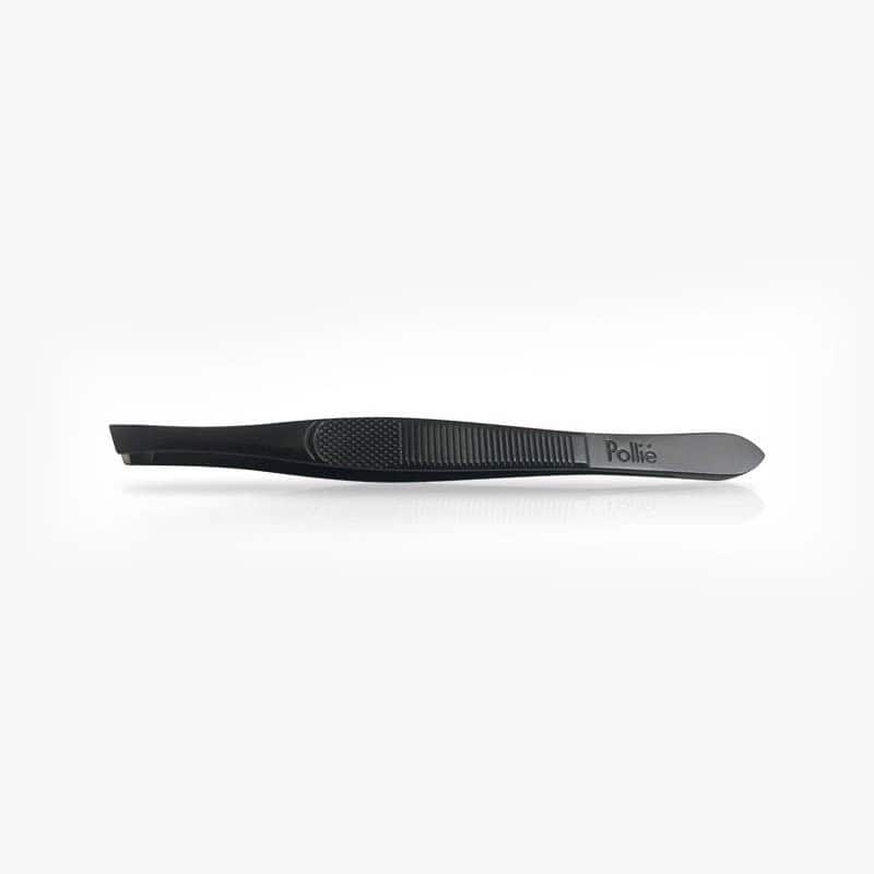 Pince à épiler à bords biseautés 9cm