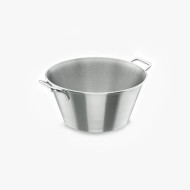 Barreño de pedicura inox con asas 45 cm