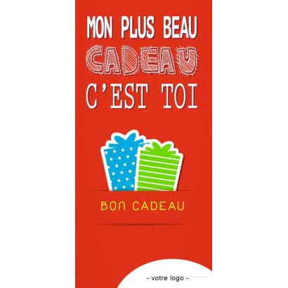 Chèque Cadeau Rect/Verso + PERSONNALISATION