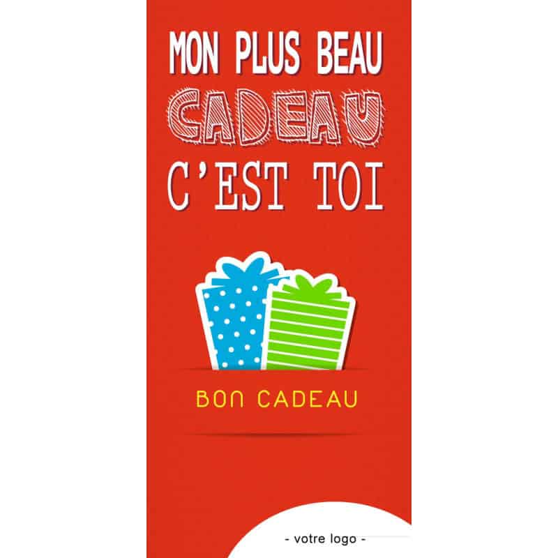 Chèque Cadeau Rect/Verso + PERSONNALISATION