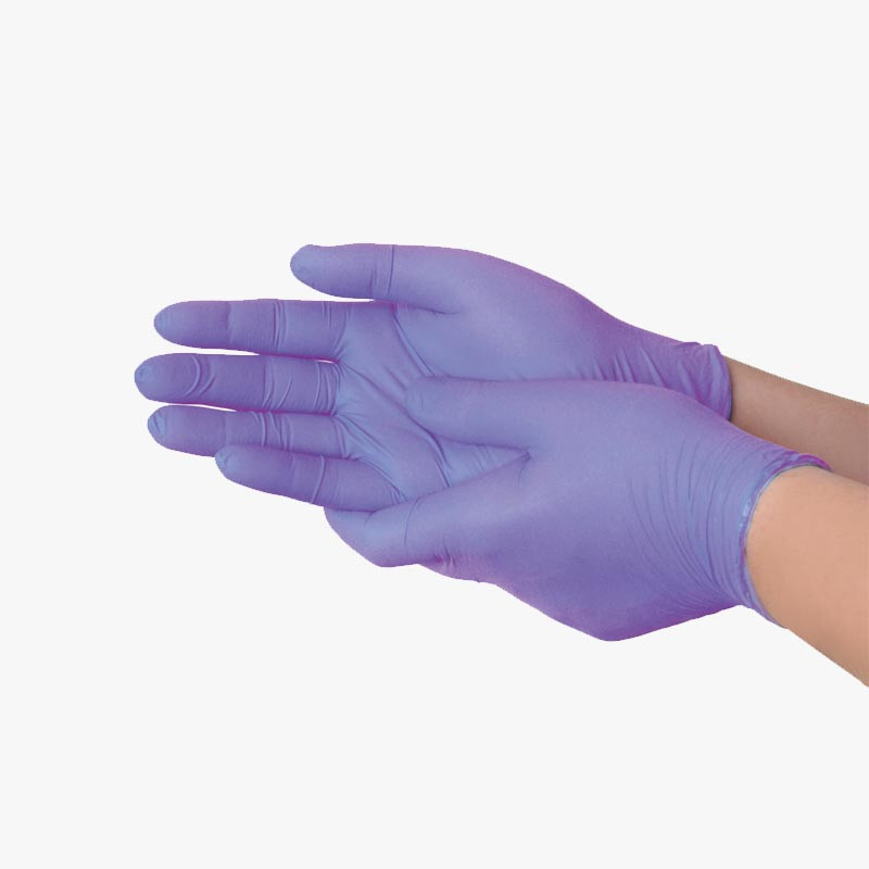 gants nitrile jetable sans latex (boite de 100unités)