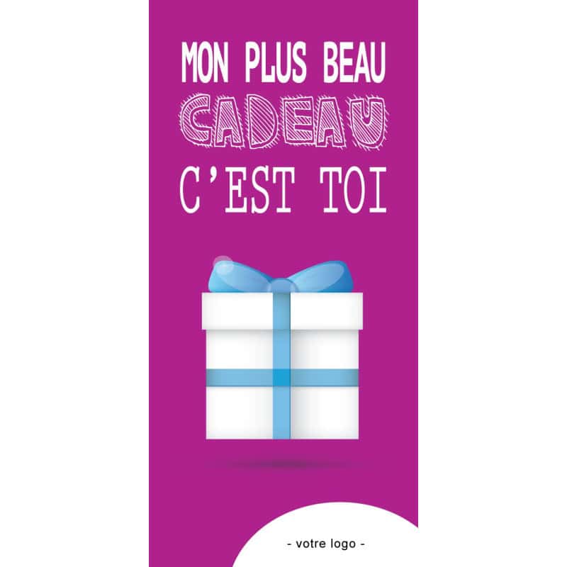 Chèque Cadeau Rect/Verso + PERSONNALISATION