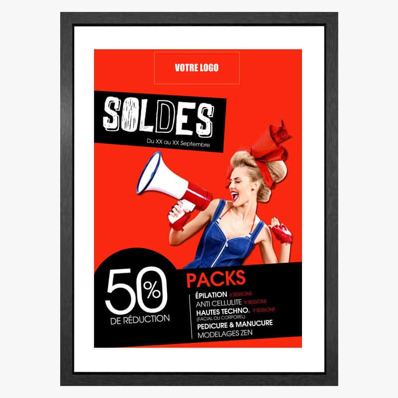 AFFICHE 60X80 SOLDES