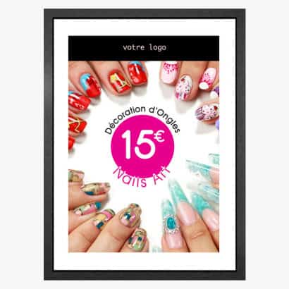 PLV Décoration d'ongles