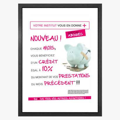 AFFICHE CREDIT ABONNES GRATUITE