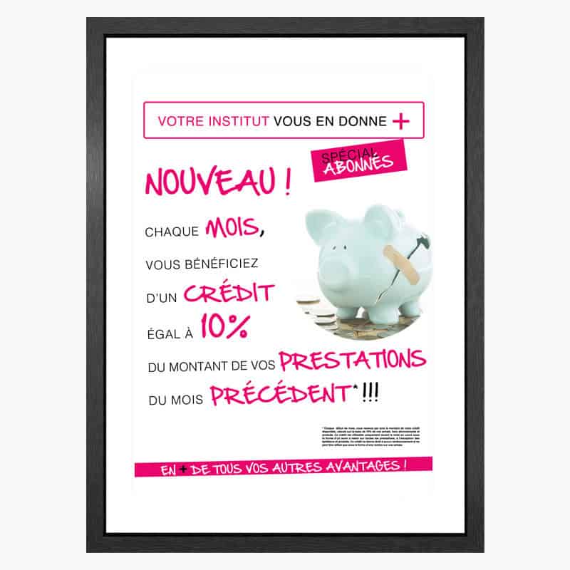 AFFICHE CREDIT ABONNES GRATUITE
