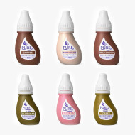 Pack de 6 pigments homologués pour les aréoles