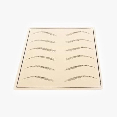 Peau entrainement sourcils