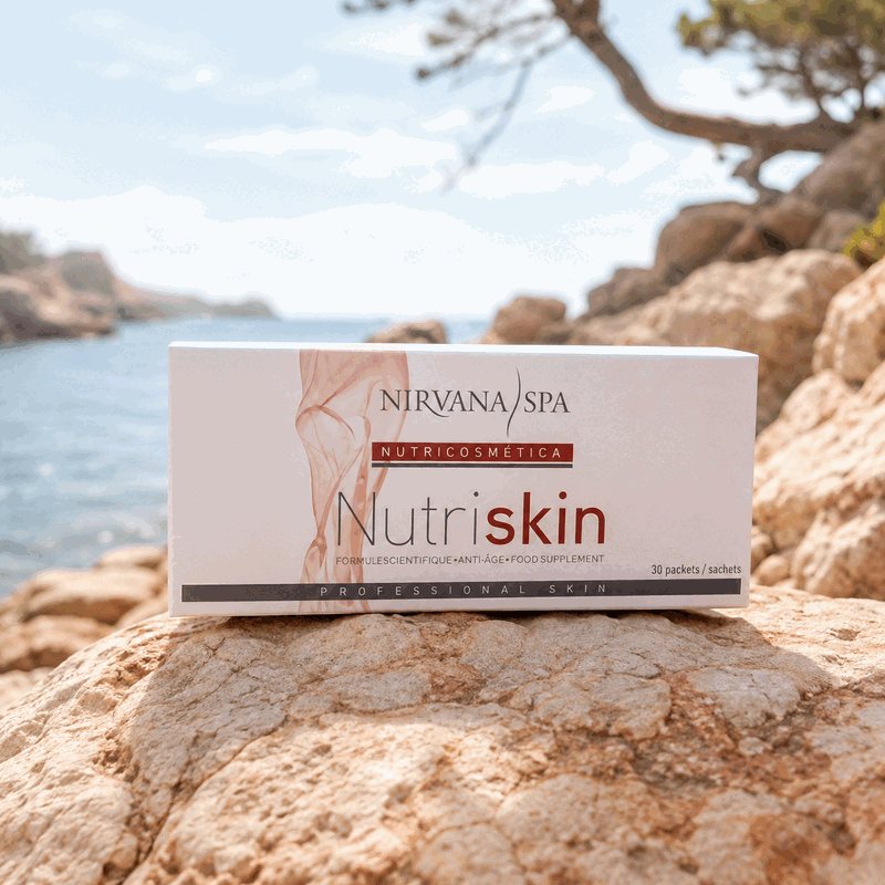 Nutriskin Nirvana Spa - complemento alimenticio antiedad, 30 sobres