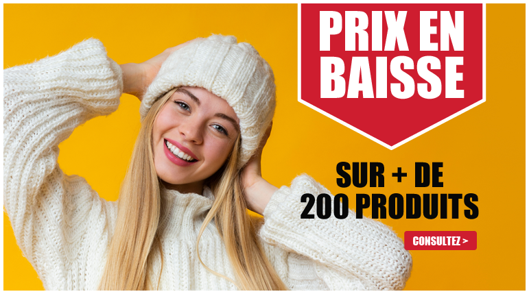 Prix en baisse